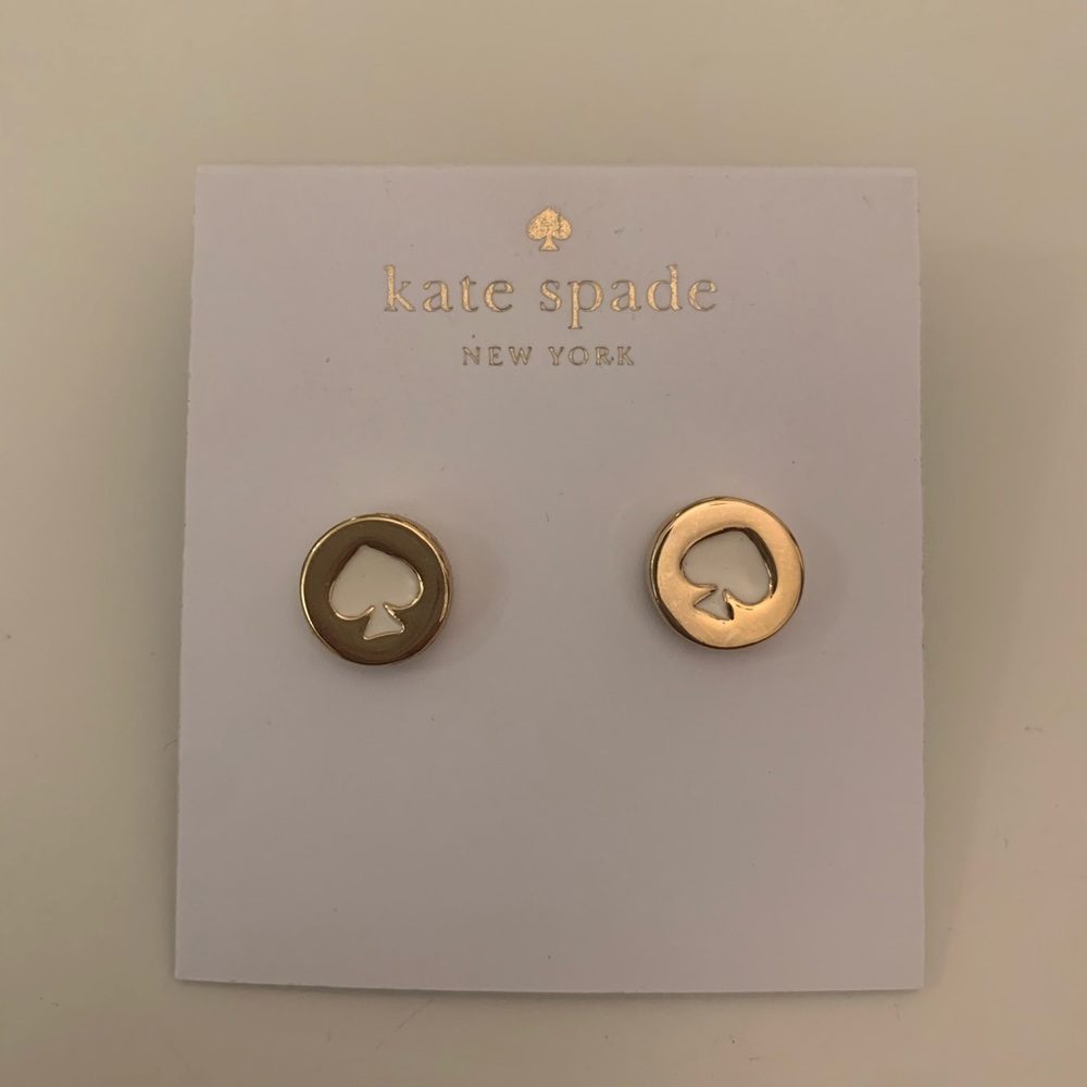 Kate Spade Spot The Spade Stud Earrings